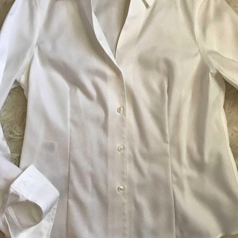 White Button Down Wrinkle-Free